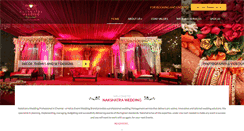 Desktop Screenshot of nakshatrawedding.com